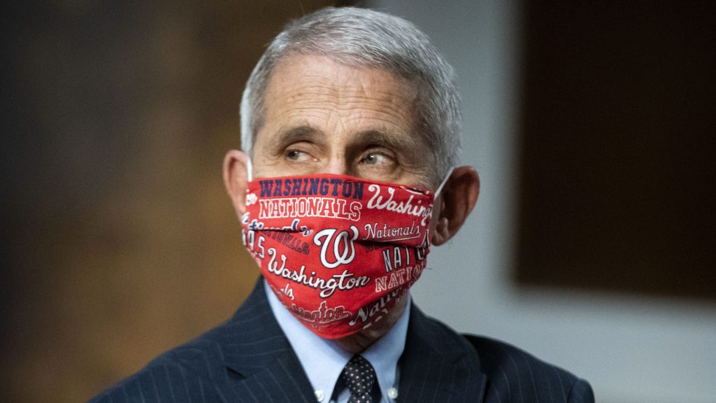 Dr. Anthony Fauci, the nation's top infectious disease expert, arrives for a hearing in Washington, DC, on June 30.