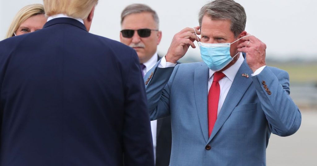 El gobernador de Georgia extiende las restricciones de coronavirus