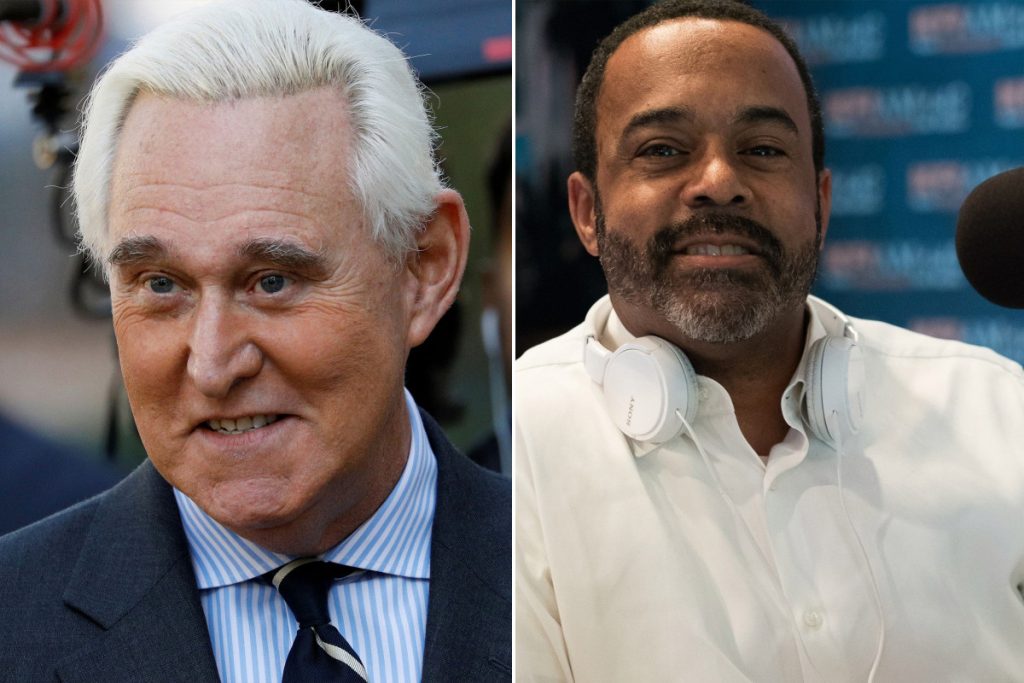 Roger Stone llama al presentador de radio negro Mo'Kelly insulto racial en entrevista