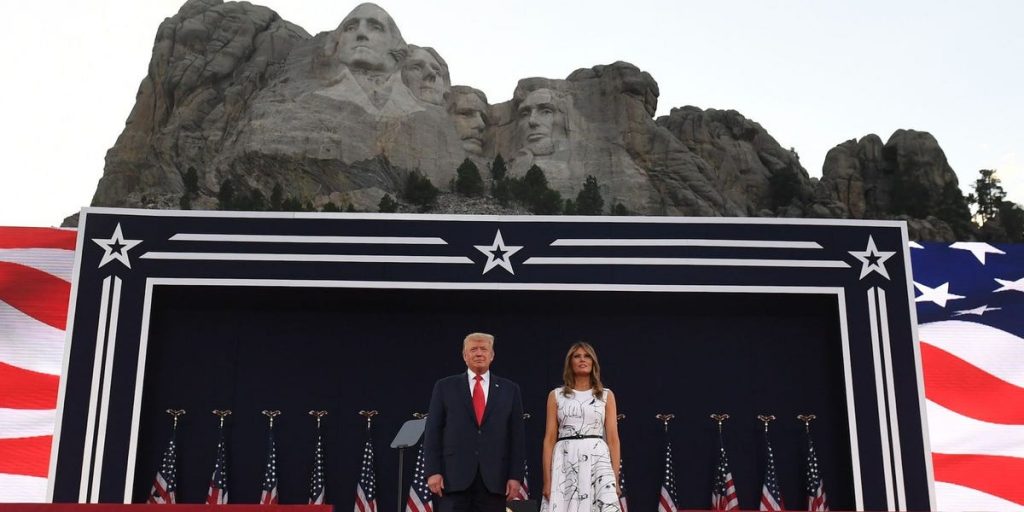 Se informa que se le preguntó a la Casa Blanca sobre agregar a Trump al Monte Rushmore