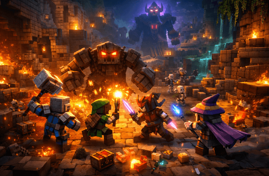 Minecraft Dungeons 2: Mojang anuncia la secuela con cooperativo ampliado y lanzamiento en otoño de 2026
