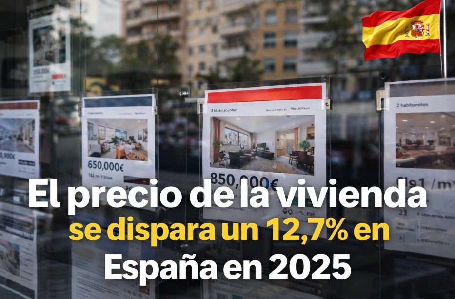 El INE confirma un fuerte encarecimiento de la vivienda en España: los precios subieron un 12,7% en 2025